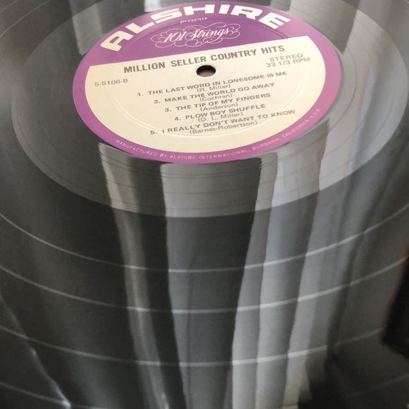 101 Strings Million Seller Country Hits Vinyl Lp '72 - Picture 3 of 9